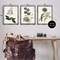 Stupell Industries Vintage Botanical Flowers on Beige Framed Floater Canvas Wall Art